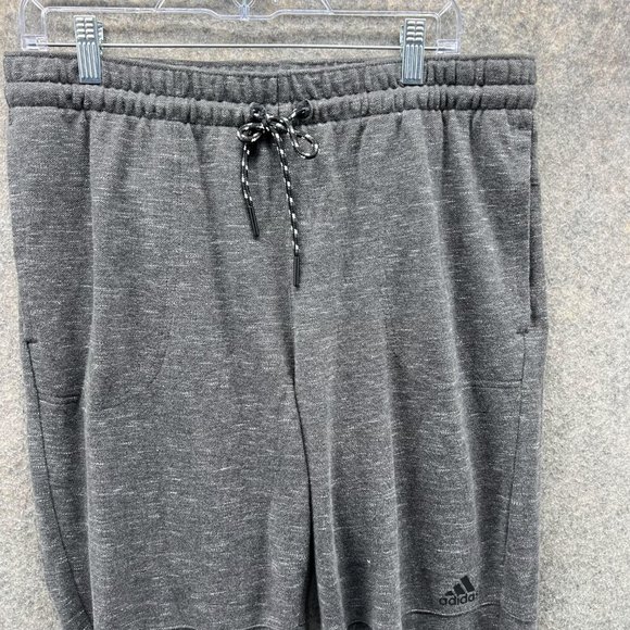 Adidas Sweatpants Men Extra Large Adult Gray Jogger Pants Outdoor Fleece XL - Picture 2 of 12